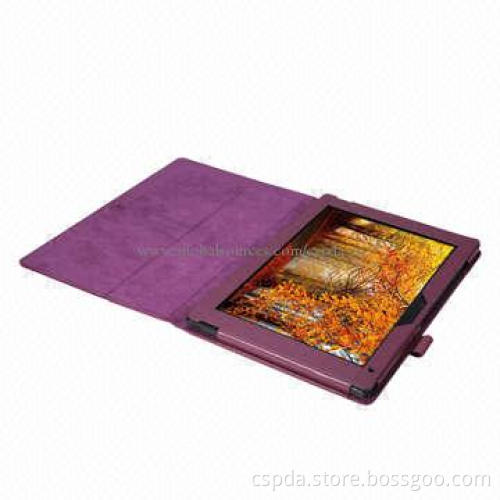 PU Back Stand Cases for Sony Xperia Tablet Z2, Can Change for Other Colors and Materials